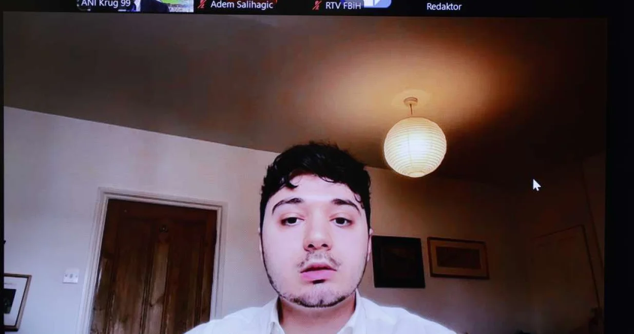 Georgio Konstandi, gost uvodničar na sesiji nezavisnih intelektuaca Krug 99 u Sarajevu 13. aprila 2025./Amer Kajmović/fena