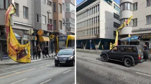 Baner na tramvajskim šinama/Tarik Jesenković