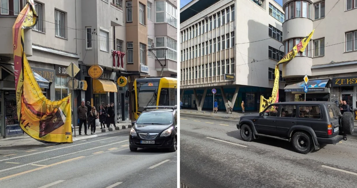 Baner na tramvajskim šinama/Tarik Jesenković