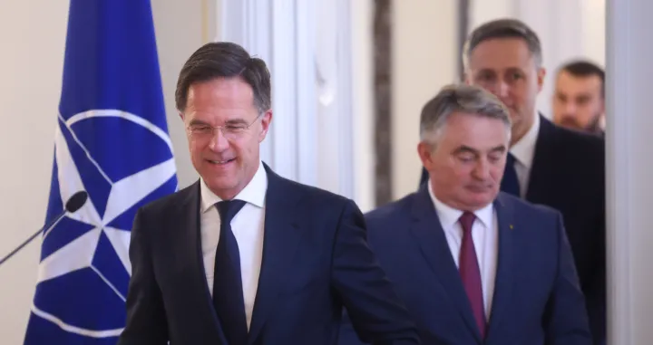 Mark Rutte press u Predsjedništvu BiH/Oslobođenje