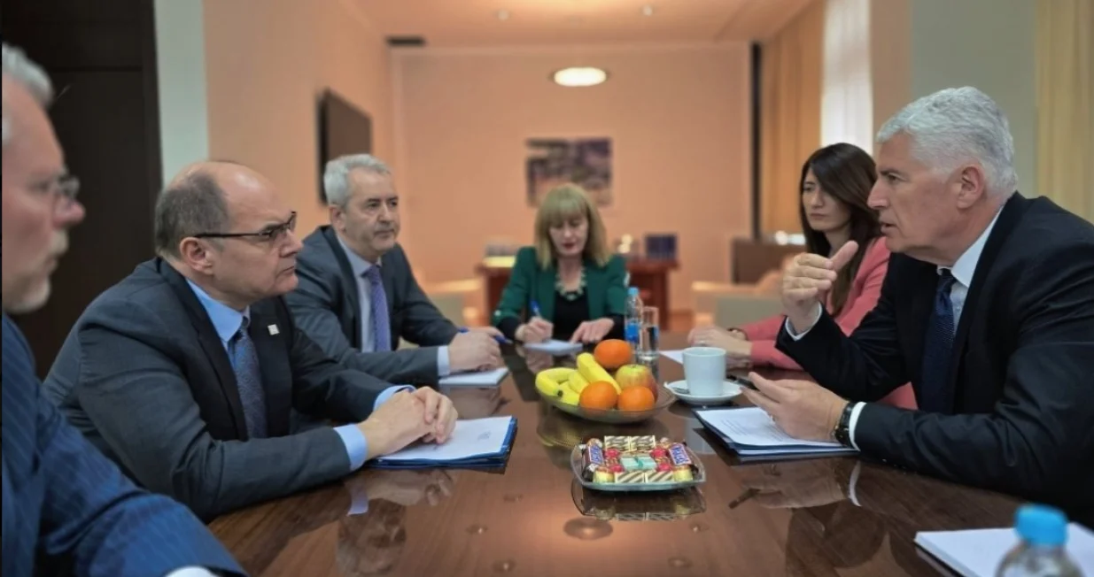 Christian Schimdt i Dragan Čović, sastanak/X.com