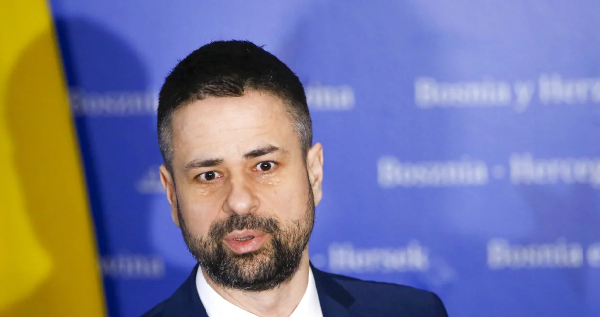 Ministar finansija i trezora u Savjetu ministara Srđan Amidžić/Damir Deljo 