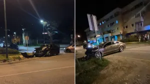 Na vozilima je pričinjena veća šteta/Crna Hronika/Crna Hronika