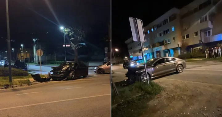 Na vozilima je pričinjena veća šteta/Crna Hronika/Crna Hronika