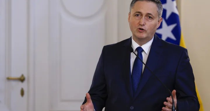 Denis Bećirović, Svecana sala press posjeta Ceskog predsjednika Petra Pavela/Damir Deljo