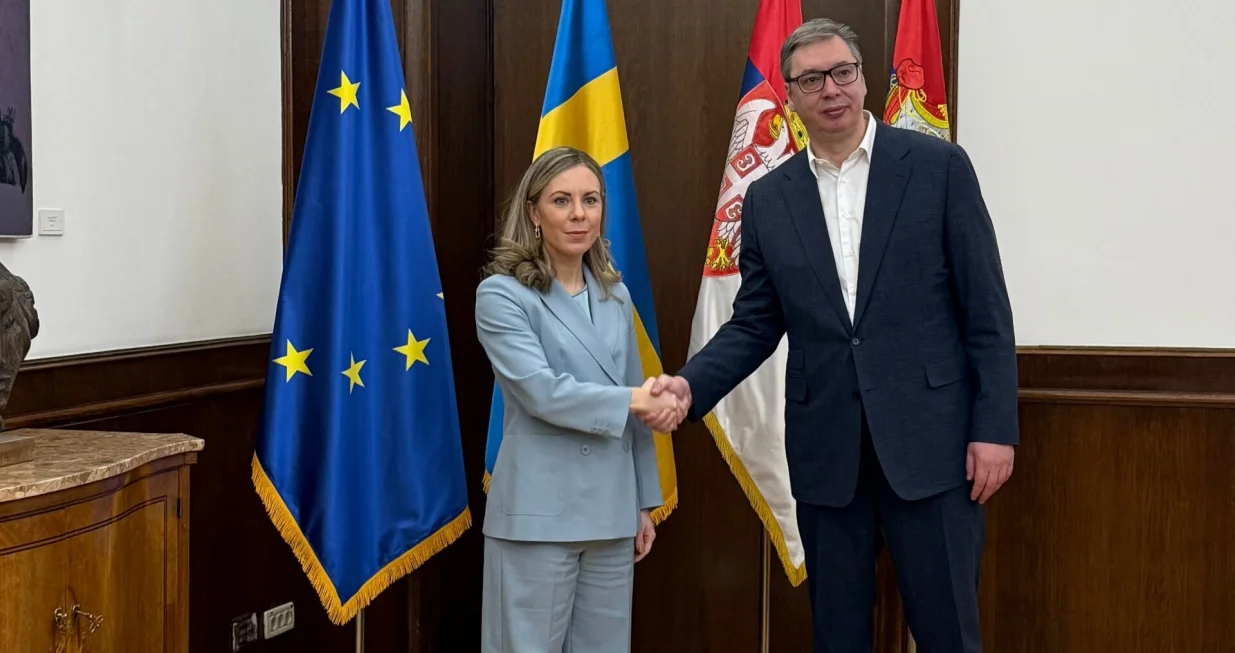 Jessica Rosencrantz sa Vučićem/