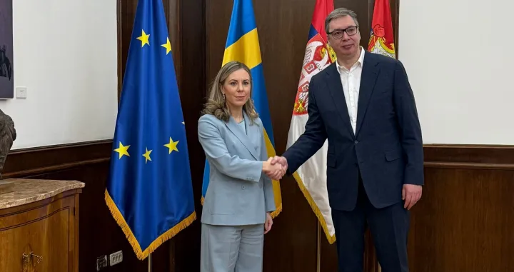 Jessica Rosencrantz sa Vučićem/