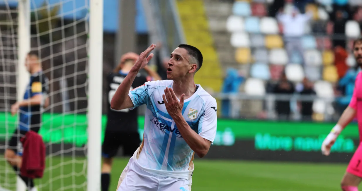 13.04.2025., Rijeka - SuperSport Prva HNL, 29. kolo, HNK Rijeka - NK Varazdin. Gol za Rijeku postigao je Luka Menalo Photo: Goran Kovacic/PIXSELL