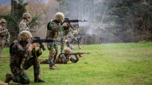 EUFOR vježba gađanja uz korištenje bojeve municije/