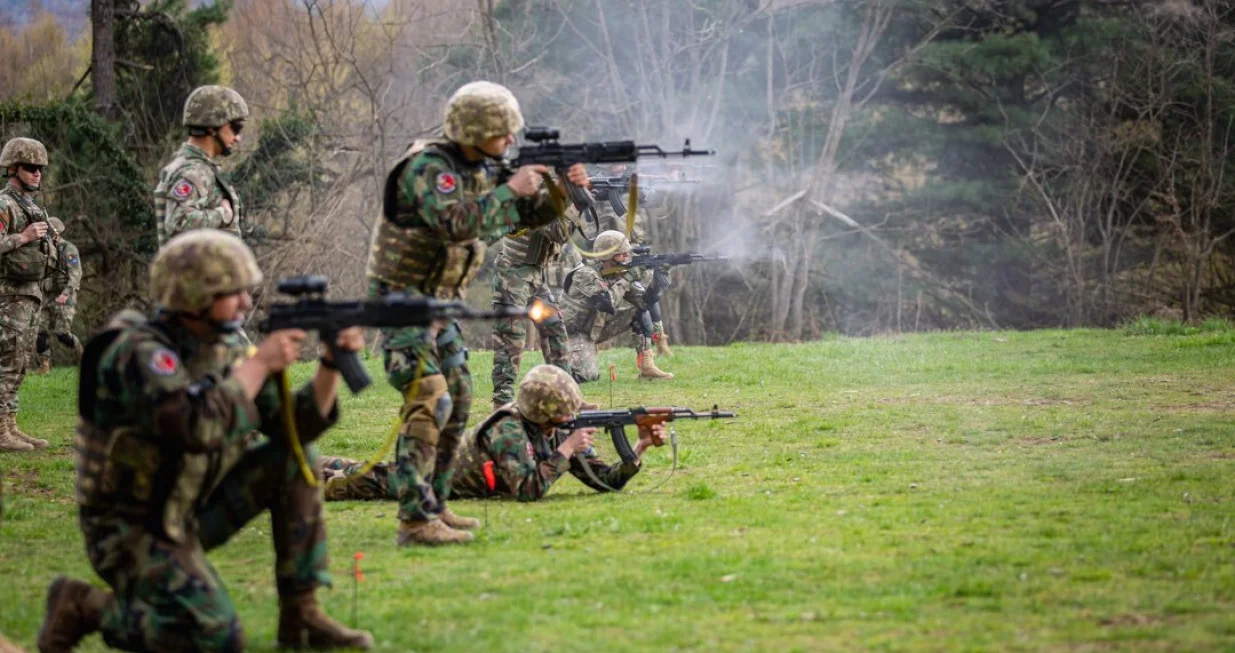 EUFOR vježba gađanja uz korištenje bojeve municije/