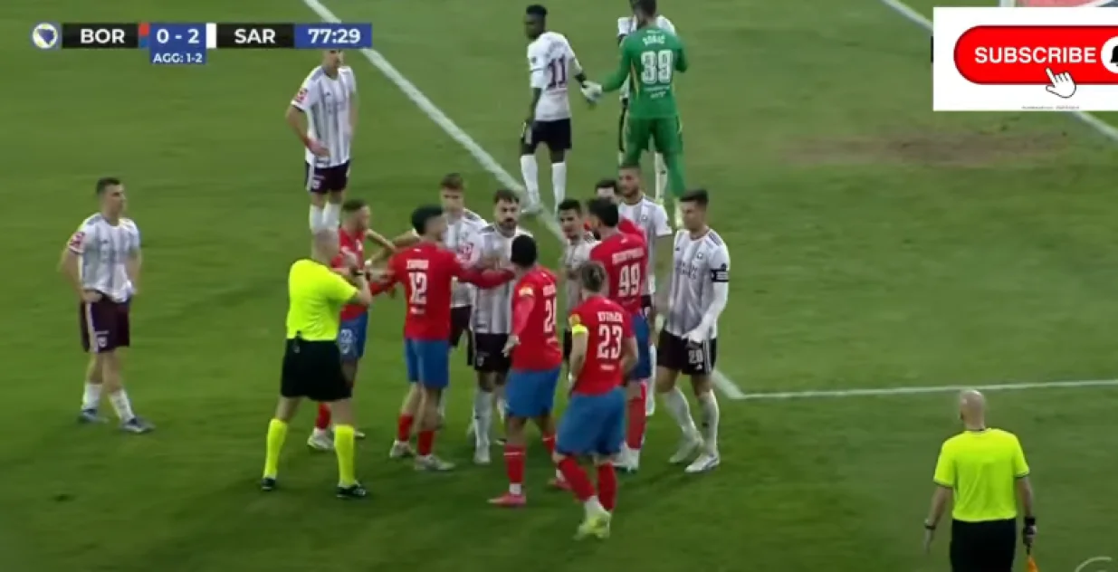 Kuprešak se, očigledno, držao po strani (FOTO: Screenshot/Arena Sport)