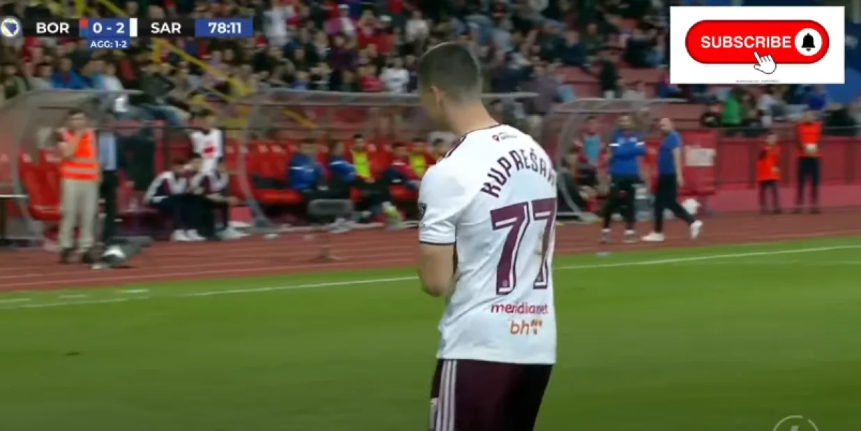 Kuprešak u nevjerici (FOTO: Screenshot/Arena Sport)