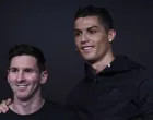 epa08890531 (FILE) Argentina's Lionel Messi (L) and Portugal's Cristiano Ronaldo, two of the nominees for the FIFA Ballon d'Or 2015 award, attend a press conference prior to the FIFA Ballon d'Or awarding ceremony at the Kongresshaus in Zurich, Switzerland, 11 January 2016 (re-issued on 17 December 2020). Polish striker Robert Lewandowski has been named The Best FIFA Men's Player during the virtual Best FIFA Football Awards 2020 on 17 December 2020, ahead of Argentina's Lionel Messi and Portugal's Cristiano Ronaldo. EPA/VALERIANO DI DOMENICO *** Local Caption *** 52517239