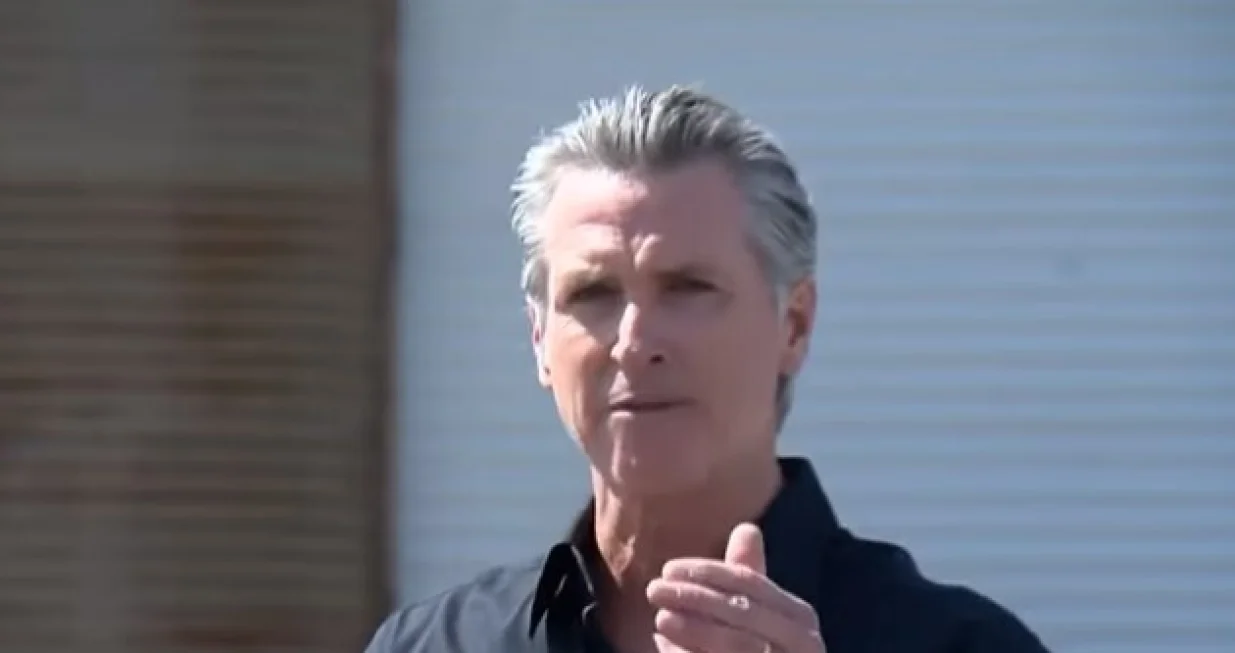 Guverner Gavin Newsom/Screenshot