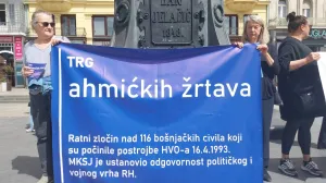 Antiratna akcija, Zagreb, Ahmići, 16. april 2025./Edvin Kanka ĆudiĆ