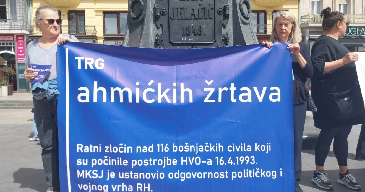 Antiratna akcija, Zagreb, Ahmići, 16. april 2025./Edvin Kanka ĆudiĆ