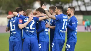 17.04.2025., Sibenik - SuperSport Prva HNL, 30. kolo, NK Sibenik - GNK Dinamo. Niko Galesic, Sandro Kulenovic, Marko Pjaca Photo: Hrvoje Jelavic/PIXSELL