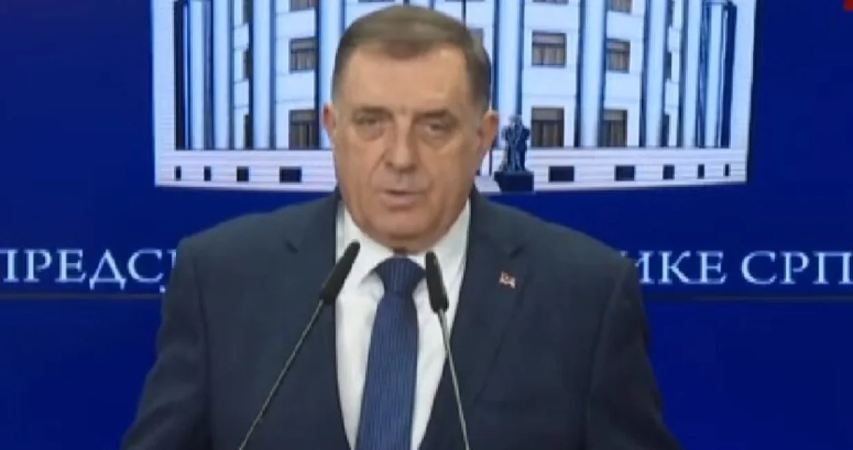 MIlorad Dodik/Screenshot/RTRS/Screenshot/Rtrs