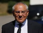 epa10113889 Felix Magath, German soccer manager and HSV icon, arrives for the memorial ceremony for former Hamburg SV soccer player Uwe Seeler at the Volkspark stadium in Hamburg, northern Germany, 10 August 2022. Former HSV soccer player Uwe Seeler died on 21 July 2022, at the age of 85. EPA/FOCKE STRANGMANN