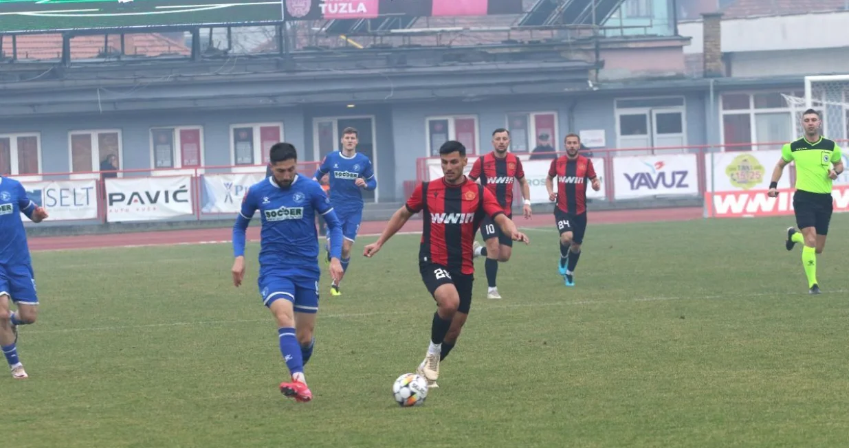 Detalj se utakmice između Slobode i Radnika - 23.02.2025. (FOTO: Sport1.ba)