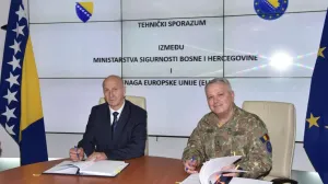 Potpisivanje sporazuma između Ministarstva sigurnosti i EUFOR-a/