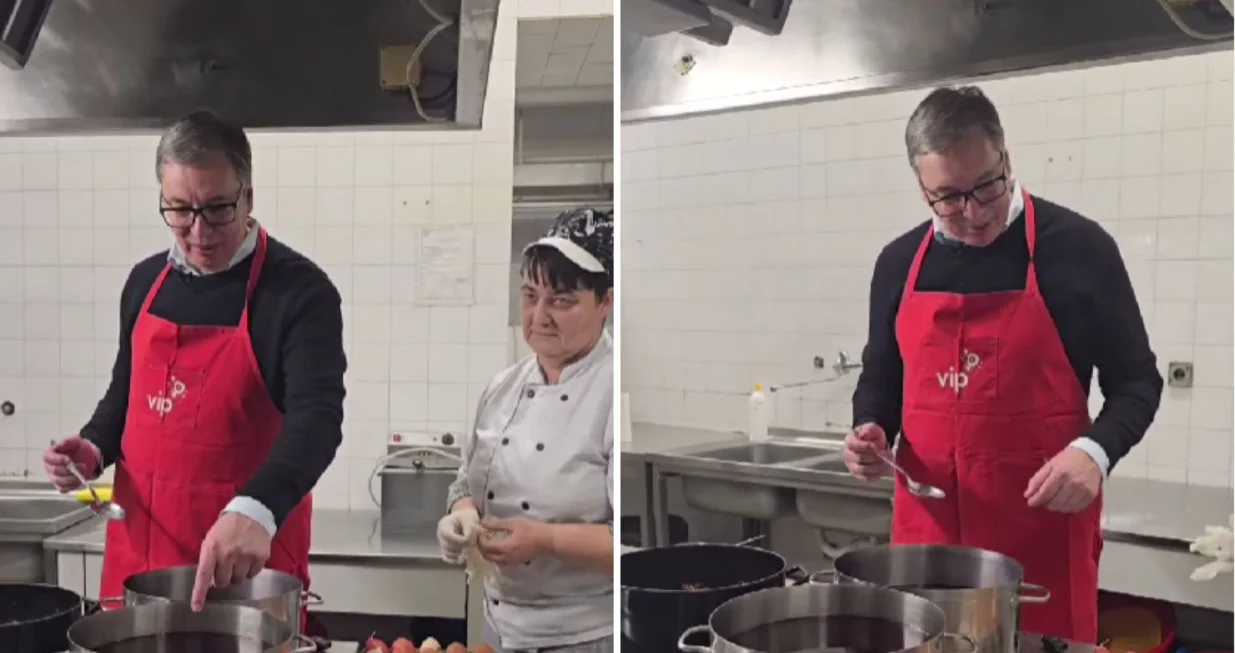 Aleksandar Vučić, farbanje jaja za Vaskrs, nosi ih u Ćacilend/Canva