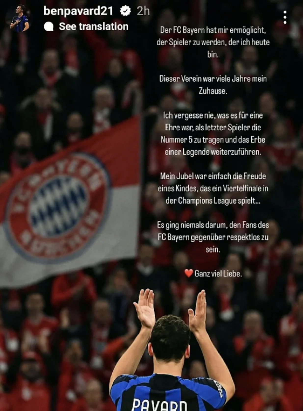 Pavardov Instagram story (FOTO: Screenshot - Instagram)