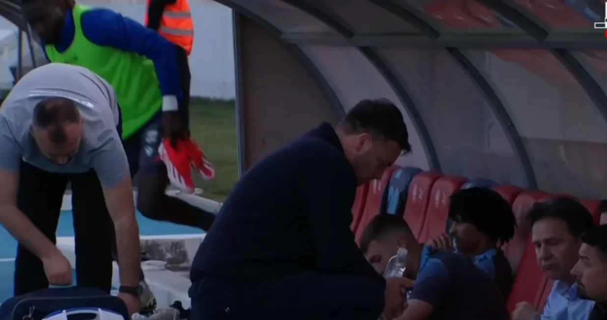 Utučeni Ćorić (FOTO: Screenshot/Arena Sport)