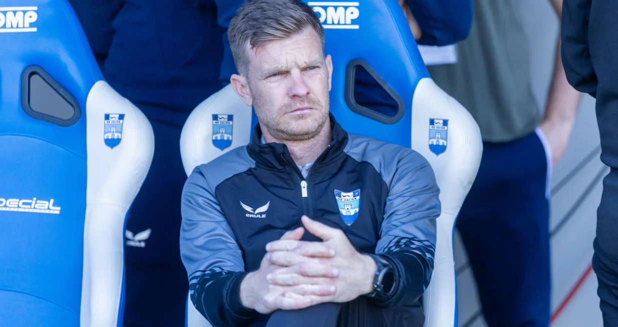 19.04.2025., stadion Opus Arena, Osijek - SuperSport HNL, 30. kolo, NK Osijek - HNK Gorica. trener Osijeka Simon Rozman Photo: Borna Jaksic/PIXSELL