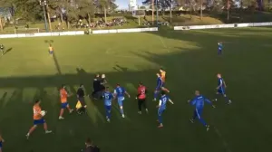 Navijači izazvali haos u Hrvatskoj (FOTO: Screenshot/Youtube)