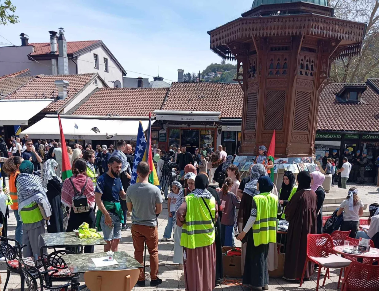 Protestna šetnja za Palestinu//