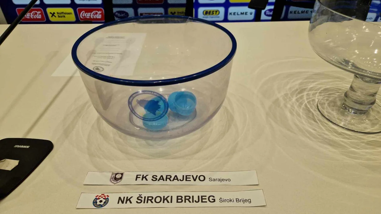 Žrijeb Kupa BIH Sarajevo - Široki Brijeg