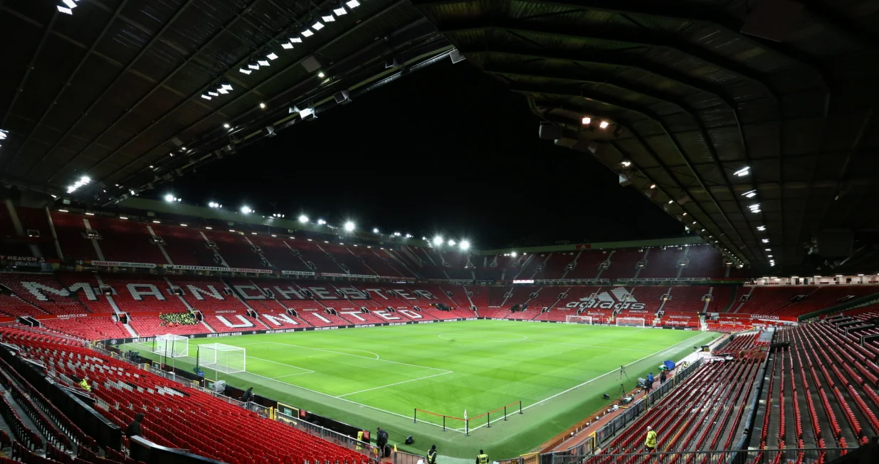 epa10387452 A general view of Old Trafford ahead of the English Premier League soccer match between Manchester United and AFC Bournemouth at Old Trafford in Manchester, Britain, 03 January 2023. EPA/ADAM VAUGHAN EDITORIAL USE ONLY. No use with unauthorized audio, video, data, fixture lists, club/league logos or 'live' services. Online in-match use limited to 120 images, no video emulation. No use in betting, games or single club/league/player publications.