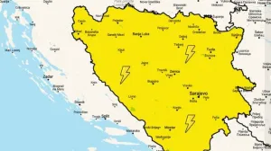 Vremenska prognoza za 22.4.2025. godine, vrijeme, pljuskovi, promjena vremena, grmljavina/Bh Meteo