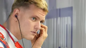 epa10229920 German Formula One driver Mick Schumacher of Haas F1 Team prepares prior to the third practice session of the Japanese Formula One Grand Prix in Suzuka, Japan, 08 October 2022. The Japanese Formula One Grand Prix will take place on 09 October 2022. EPA/FRANCK ROBICHON/Franck Robichon