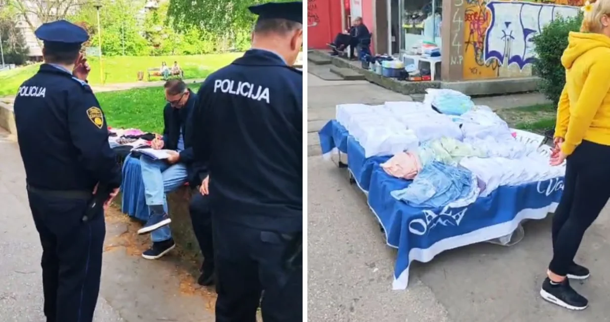 Kažnjavanje uličnih prodavača/Društvene Mreže