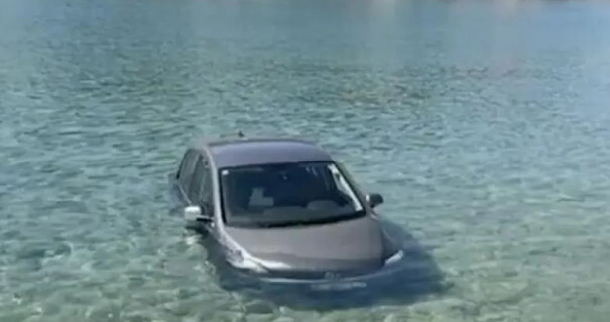 Automobil završio u moru, Hrvatska, more/24sata.hr