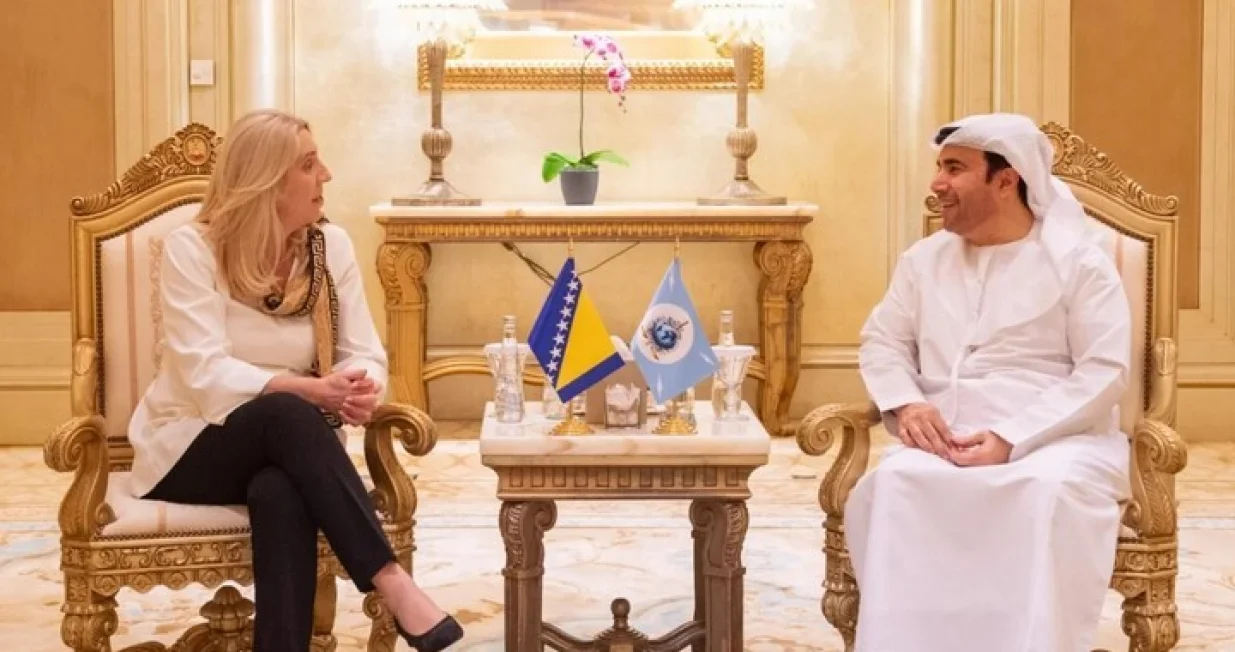 Željka Cvijanović, šef interpola, susret u Abu Dhabiju/Instagram