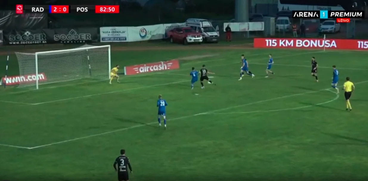 Trenutak kada je postignut gol