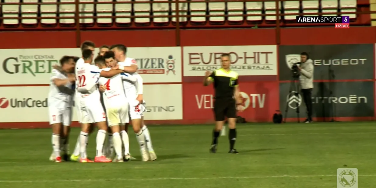 Igman vodi na stadionu Rođeni (FOTO: Screenshot/Arenasport)