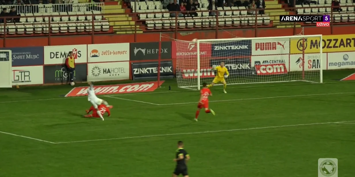 Igman vodi na stadionu Rođeni (FOTO: Screenshot/Arenasport)