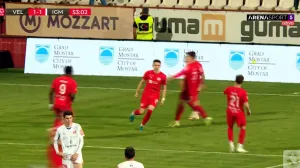 Gol Mlinarića za izjednačenje Veleža protiv Igmana (FOTO: Screenshot/Arenasport)