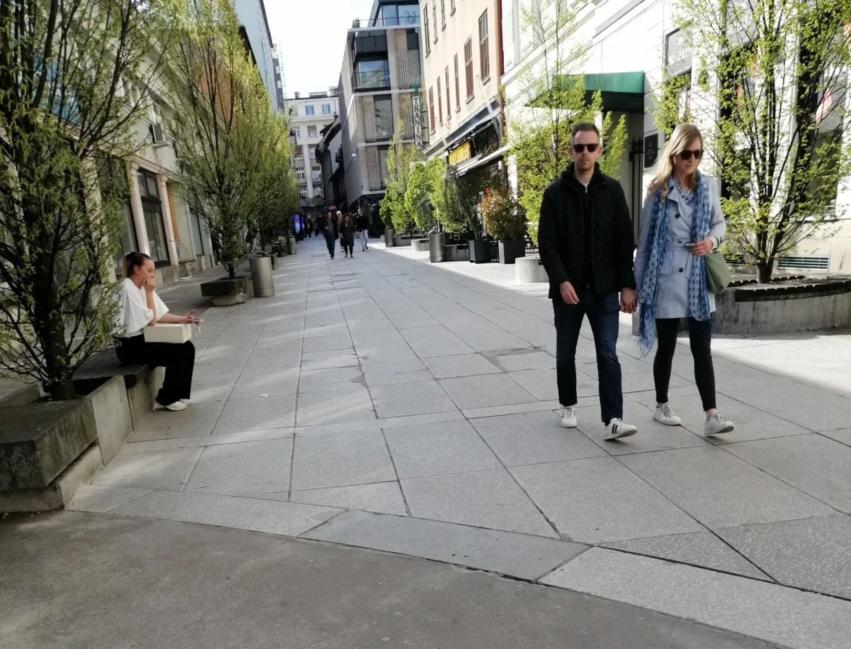 Strogi centar Ljubljane pun urbanog zelenila/