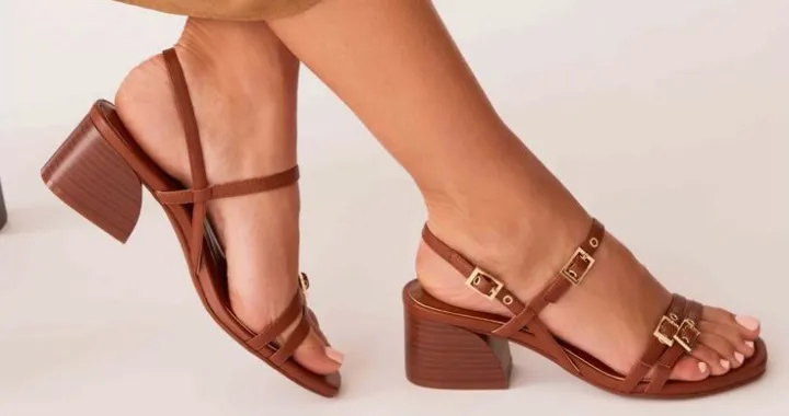 Sandale s block potpeticom//