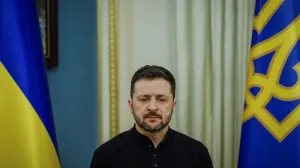 Ukraine's President Volodymyr Zelenskiy attends a press conference, amid Russia's attack on Ukraine, in Kyiv, Ukraine, April 4, 2025. REUTERS/Alina Smutko/Alina Smutko