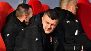 Feđa Dudić na klupi Radničkog iz Kragujevca