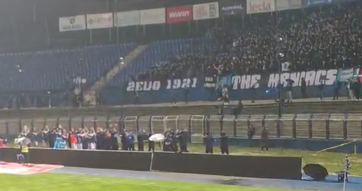 Manijaci igrači Željezničara (FOTO: Screenshot)