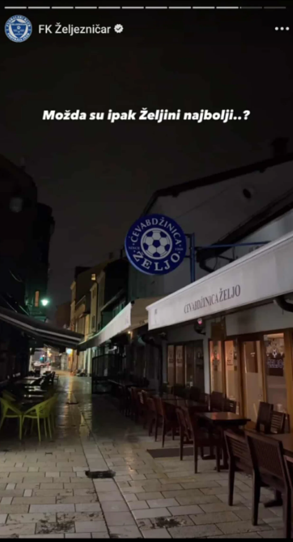 FOTO: Instagram - FK Željezničar