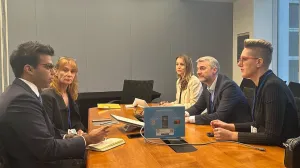 Edin Forto, sastanak u SAD-u, Starlink/