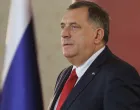 Ministar vanjskih poslova Rusije Sergej Lavrov na pres konferenciji sa Miloradom Dodikom u Istočnom Srajevu./Senad Gubelić